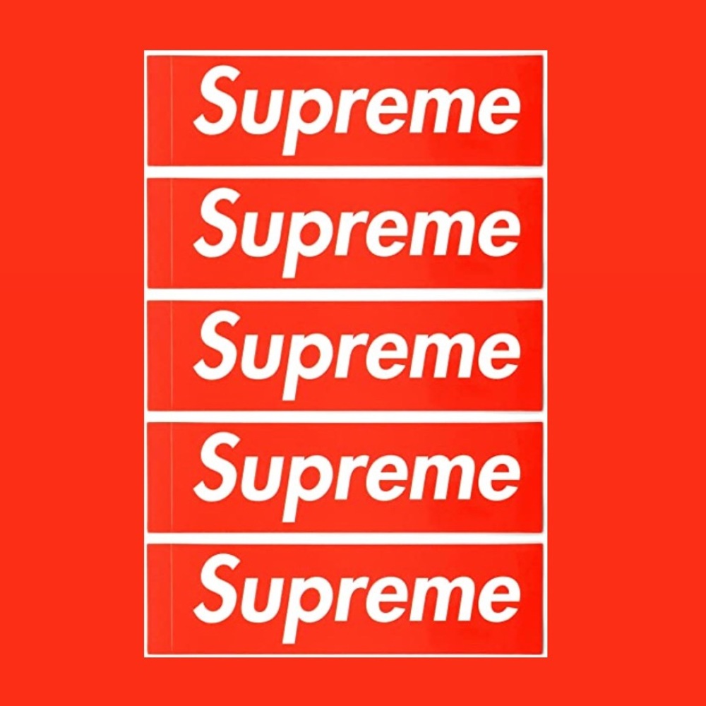 SUPREME STICKERS ✨